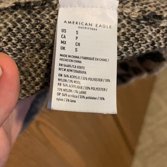 AEO Cheetah Cardigan with Pockets! - Picture 4 of 4